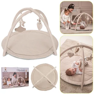 MATA EDUKACYJNA INTERAKTYWNA PLAC ZABAW DLA NIEMOWLĄT LORELLI MOMENTS BEŻOWA - Maty edukacyjne MATA EDUKACYJNA INTERAKTYWNA PLAC ZABAW DLA NIEMOWLĄT LORELLI MOMENTS BEŻOWA - Maty edukacyjne - miniaturka - grafika 1