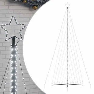 vidaXL Lampki choinkowe, 789 zimnych białych LED, 476 cm - Ozdoby bożonarodzeniowe - miniaturka - grafika 1