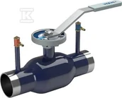 Zawory i kraniki - Zawór kulowy równoważący VEXVE, DN80 PN25 do wspawania, przelot zredukowany - miniaturka - grafika 1