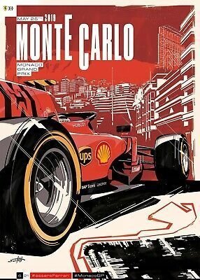 PUZZLE Ferrari Formuła 1 Retro Vintage A3 252 el z Nadrukiem + IMIĘ Pudełko