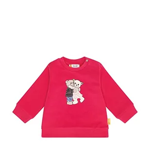 Steiff Bluza dziecięca Year of The Teddybear, Raspberry, 74 cm - Bluzy dla dziewczynek - miniaturka - grafika 1