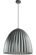 Lampy sufitowe - Sigma srebrna lampa wisząca TELMA 32024 lampa sufitowa z dużym srebrnym kloszem do jadalni 32024 - miniaturka - grafika 1