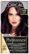 Farby do włosów i szampony koloryzujące - Loreal Preference 4,26 Midnight Plum głęboki chłodny fiolet farba do włosów 36366-uniw - miniaturka - grafika 1