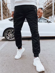 Spodnie męskie dresowe joggery czarne Dstreet UX4124-XL/XXL - Spodnie męskie - miniaturka - grafika 1