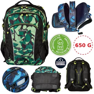 Herlitz Plecak szkolny Ultimate Camo - - Plecaki szkolne i tornistry - miniaturka - grafika 1