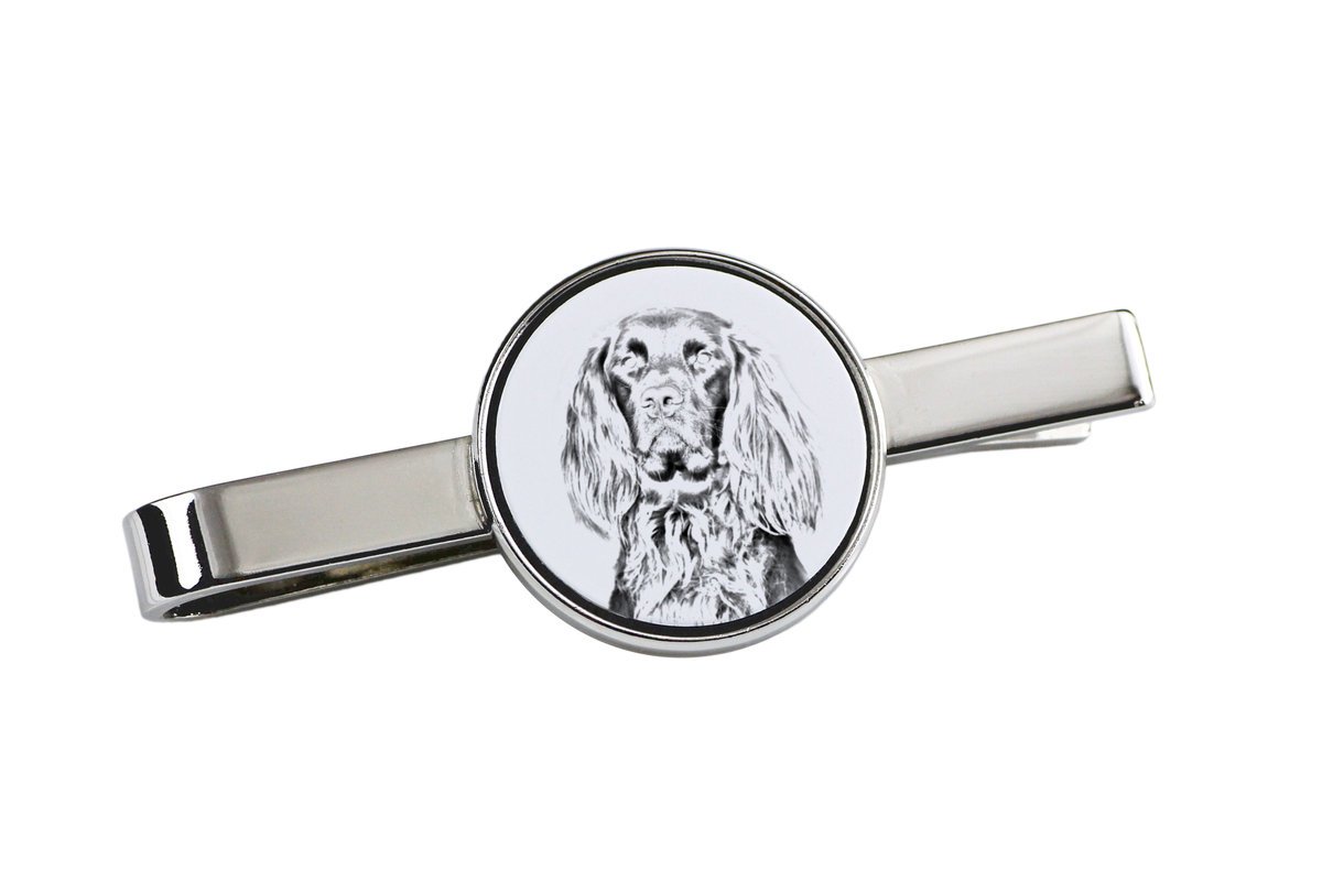 Pointer - spinka do krawata z psem, personalizowany klips do krawata, wyjątkowy prezent dla mężczyzny marki Art-Dog