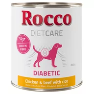 Mokra karma dla psów - Rocco Diet Care Diabetic, kurczak z wołowiną i ryżem - 12 x 800 g - miniaturka - grafika 1