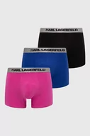 Majtki męskie - Karl Lagerfeld bokserki 3-pack męskie kolor granatowy - miniaturka - grafika 1