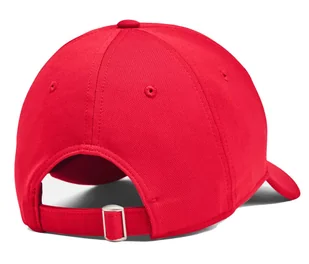 Czapka Under Armour męska BLITZING ADJ CAP z daszkiem czerwona - Czapki damskie - miniaturka - grafika 2
