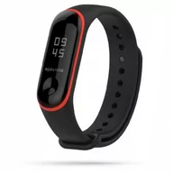 Akcesoria do smartwatchy - TECH-PROTECT Pasek Sporty do Xiaomi Mi Band 3/4 Czarno-czerwony - miniaturka - grafika 1