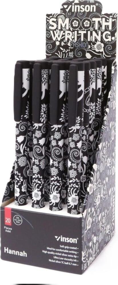 Długopis z zatyczką Hannah A71 niebieski (20szt)