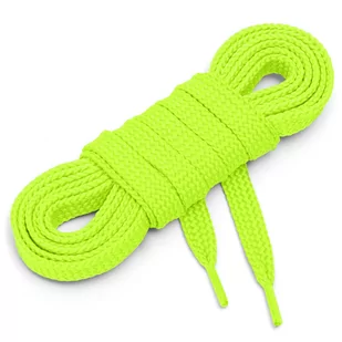 Sznurówki sznurowadła płaskie 7 mm neonowy 120 cm - Akcesoria obuwnicze - miniaturka - grafika 1