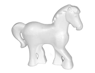 INNSPIRO Pony de porex 14x15,5 cm. Torba Wisząca 2u. Zwierzęta, Biały, 2 - Lalki dla dziewczynek - miniaturka - grafika 1
