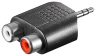Adaptery i przejściówki - Adapter AV OEM Audio Adapter 3.5 mm stereo plug 2xCinchkupplung 11604 - miniaturka - grafika 1