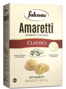 Ciasteczka miękkie Amaretto Classici 170g - Falcone bez oleju palmowego - Ciastka - miniaturka - grafika 1