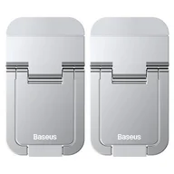 Części i akcesoria do laptopów - Baseus uniwersalne podstawki nóżki do laptopa (2 szt.) srebrny (LUZC000012) - miniaturka - grafika 1