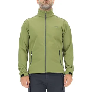 JEEP O102883-E100 J KURTKA SOFTSHELL MĘŻCZYZNA Zamknięte kieszenie - Mały Druk J23W Mężczyźni Olive Green XXL - Moda i Uroda OUTLET - miniaturka - grafika 1