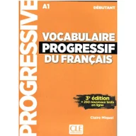 Powieści - CLE International Vocabulaire progressif du Francais niveau debut A1 + CD 3ed Miquel Claire - miniaturka - grafika 1