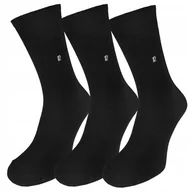Skarpetki męskie - SKARPETY MĘSKIE 3 PARY Pierre Cardin GARNITUROWE CZARNY - 39-42 - miniaturka - grafika 1