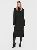 Sukienki - ONLY Sukienka dzianinowa Brandie 15214595 Czarny Regular Fit - miniaturka - grafika 1