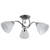 Oprawy, klosze i abażury - Italux Lampa wisząca LUGANO chrom śr 50 cm 3x40W E14 - miniaturka - grafika 1