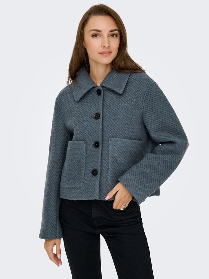 JDY Kurtka przejściowa w kolorze niebieskim