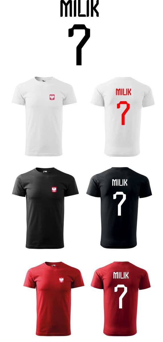 Koszulka Arkadiusz Milik 7 POLSKA jr Katar'22