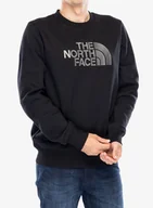 Bluzy sportowe męskie - Bluza bez kaptura The North Face Drew Peak Crew - tnf black - miniaturka - grafika 1