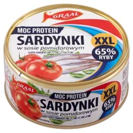 Konserwy i dania rybne - Graal XXL Sardynki w sosie pomidorowym 300 g - miniaturka - grafika 1