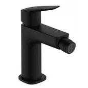 Baterie bidetowe - HANSGROHE 71201670 Logis Jednouchwytowa bateria bidetowa 110 Fine z kompletem odpływowym Czarny Matowy - miniaturka - grafika 1