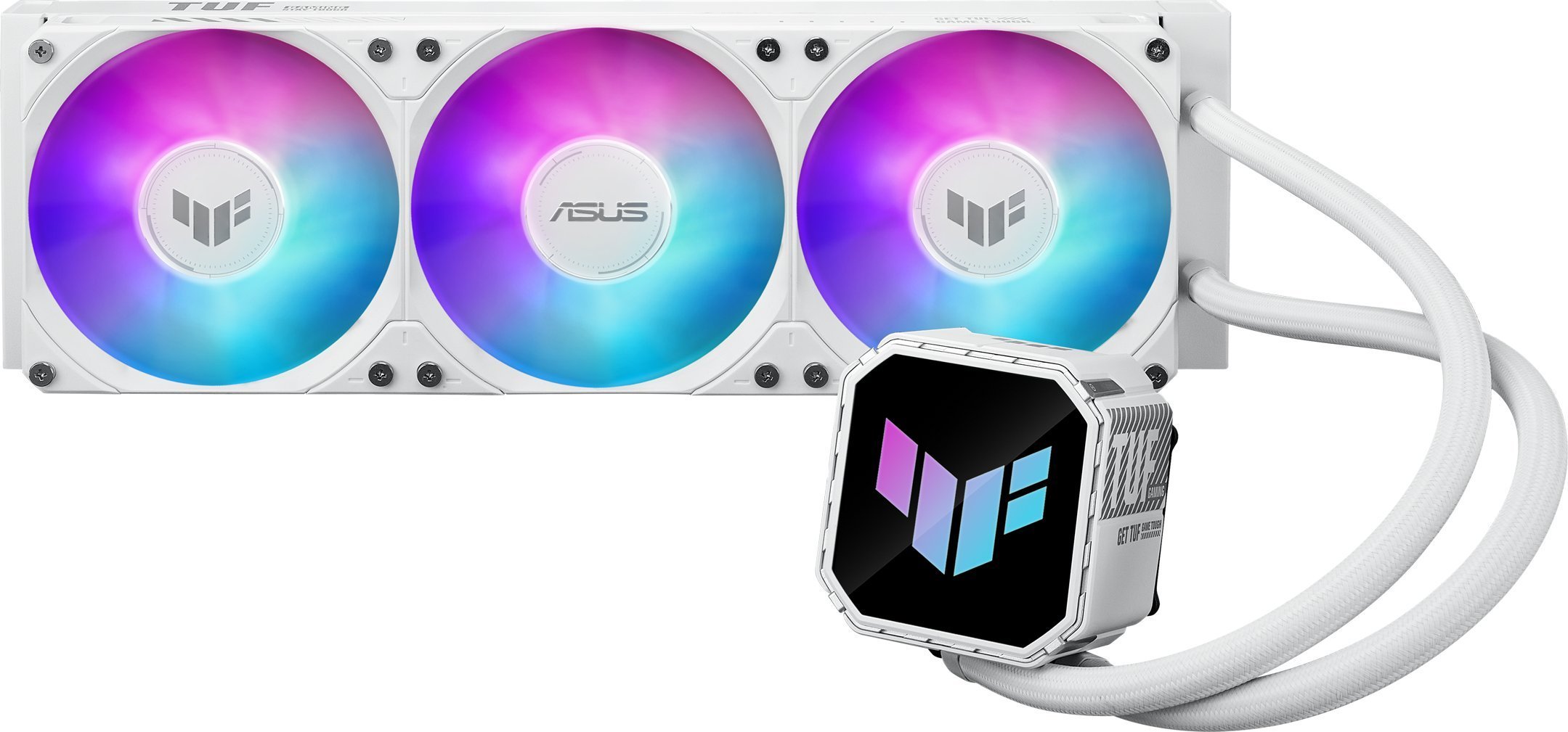 ASUS TUF Gaming LC III 360 ARGB White Edition Obudowa komputera Chłodnica cieczy all-in-one 12 cm Biały