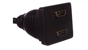 Wentronic HDMI kabel adapter (2 X 19-biegunowe gniazdo HDMI na 19 pinów Wtyk HDMI) 68784-GB - Złącza, przejściówki, adaptery - miniaturka - grafika 2