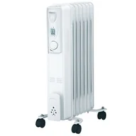 Ogrzewanie przenośne - Grzejnik olejowy VO0273 55 x 12,5 x 38 cm biały Volteno - miniaturka - grafika 1