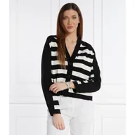 Swetry damskie - Marc Cain Kardigan | Regular Fit - miniaturka - grafika 1