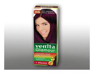 Venita Glamour, farba do włosów, 4/4 Ciemny Bakłażan - Farby do włosów i szampony koloryzujące - miniaturka - grafika 1
