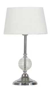 Candellux Stojąca LAMPA stołowa FERO 41-34618 abażurowa Lampka biurkowa Biały se - Lampy stojące - miniaturka - grafika 1