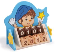 Zabawki interaktywne dla dzieci - Niekończący się kalendarz Pinokio / Small Foot Design - miniaturka - grafika 1