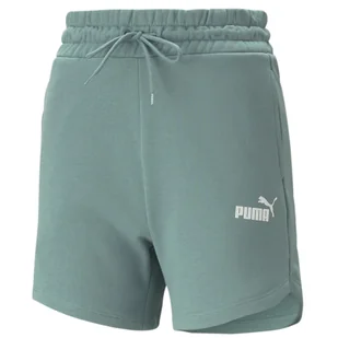Krótki Kobieta Puma Essentials zielony - Spodnie sportowe damskie - miniaturka - grafika 1