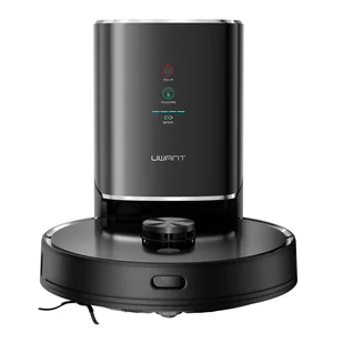 Robot sprzątający Uwant U100 z funkcją mopa + stacja ładująca / czyszcząca - czarny - Roboty sprzątające - miniaturka - grafika 1
