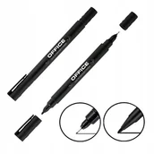 Foliopisy - MARKER FOLIOPIS DO PŁYT CD/DVD DWUSTRONNY 0,4 i 1,0mm CZARNY 1 SZT - miniaturka - grafika 1