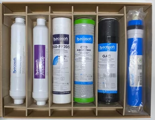 Ecosoft Pure Alkafuse Zestaw 6 filtrów do systemów odwróconej osmozy - Uzdatniacze wody - miniaturka - grafika 2