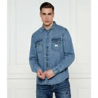 Koszule męskie - Guess Jeans Jeansowa koszula Regular Fit - miniaturka - grafika 1