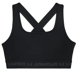 Damski Stanik sportowy UNDER ARMOUR UA CROSSBACK MID BRA 1361034-001 – Czarny - Biustonosze - miniaturka - grafika 1