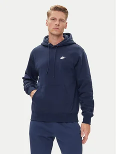 Nike Bluza Club Ft FN3859 Granatowy Regular Fit - Bluzy męskie - miniaturka - grafika 1
