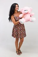 Maskotki i pluszaki - Miś TOMMY 65cm różowy - miniaturka - grafika 1