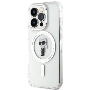 Etui Karl Lagerfeld IML Ikonik MagSafe na iPhone 15 Pro - przezroczyste - Etui i futerały do telefonów - miniaturka - grafika 2