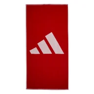 Ręczniki - Ręcznik adidas  3Bar Towel Small Scarlet - miniaturka - grafika 1