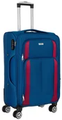 Walizki - Walizka PTN 5209-S-9319 Blue-Burgund - miniaturka - grafika 1