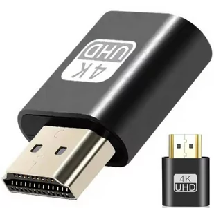 EMULATOR Monitora do Kart Graficznych GPU HDMI czarny AK53E - Adaptery i przejściówki - miniaturka - grafika 1