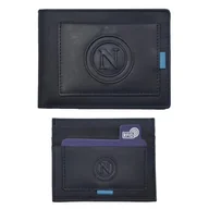 Portfele - Enzo Castellano SSC NAPOLI Zestaw 100% skórzany portfel i etui na karty kredytowe 123441, Niebieska, Standard, Współczesny - miniaturka - grafika 1